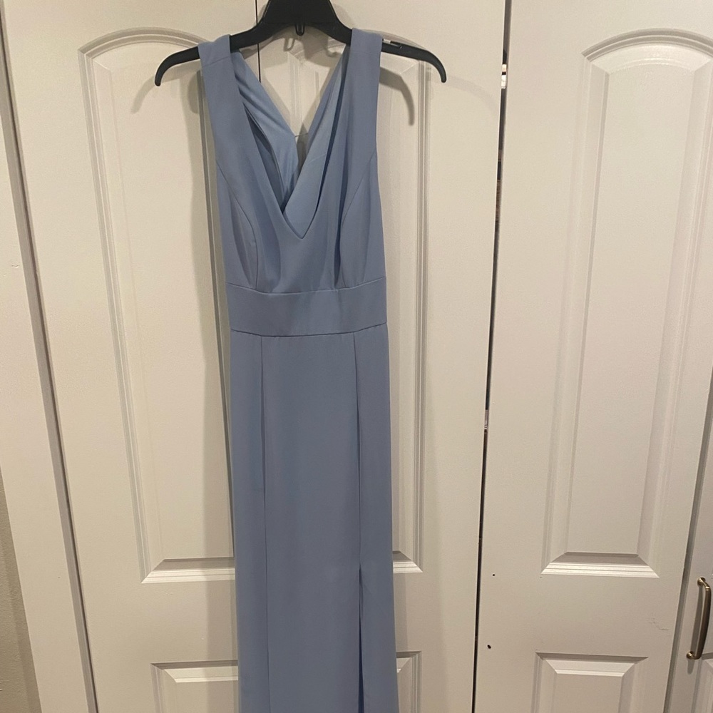 Bridesmaids Light Blue Long Dress